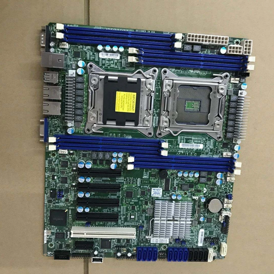 X9DRL-3F для материнской платы супермикро сервера LGA2011 E5-2600 V1 V2 C606 чипсет ECC DDR3 PCI-E3.0 SATA3