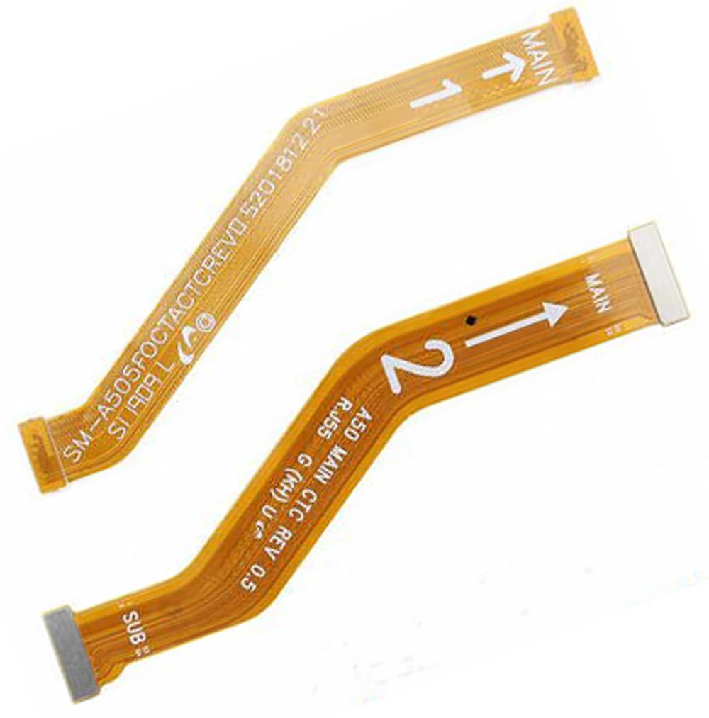 Новая материнская плата разъем ЖК дисплей USB гибкий кабель для A10 A105F A20 A30 A50 A40S A40 A60