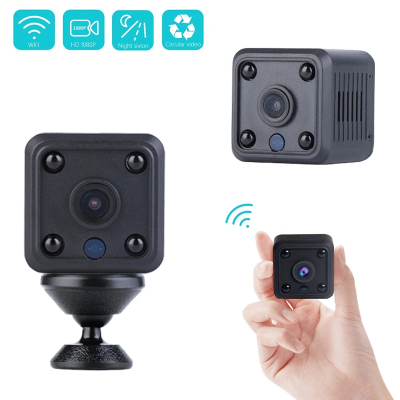 

1080p HD mini wifi camera IP camera mini monitor wireless security video surveillance camera night vision humanoid tracking