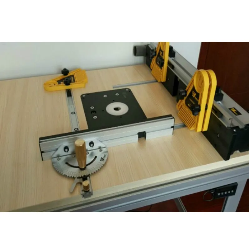 Настольная пила/фрезерный станок для деревообработки торцовочный линейка в