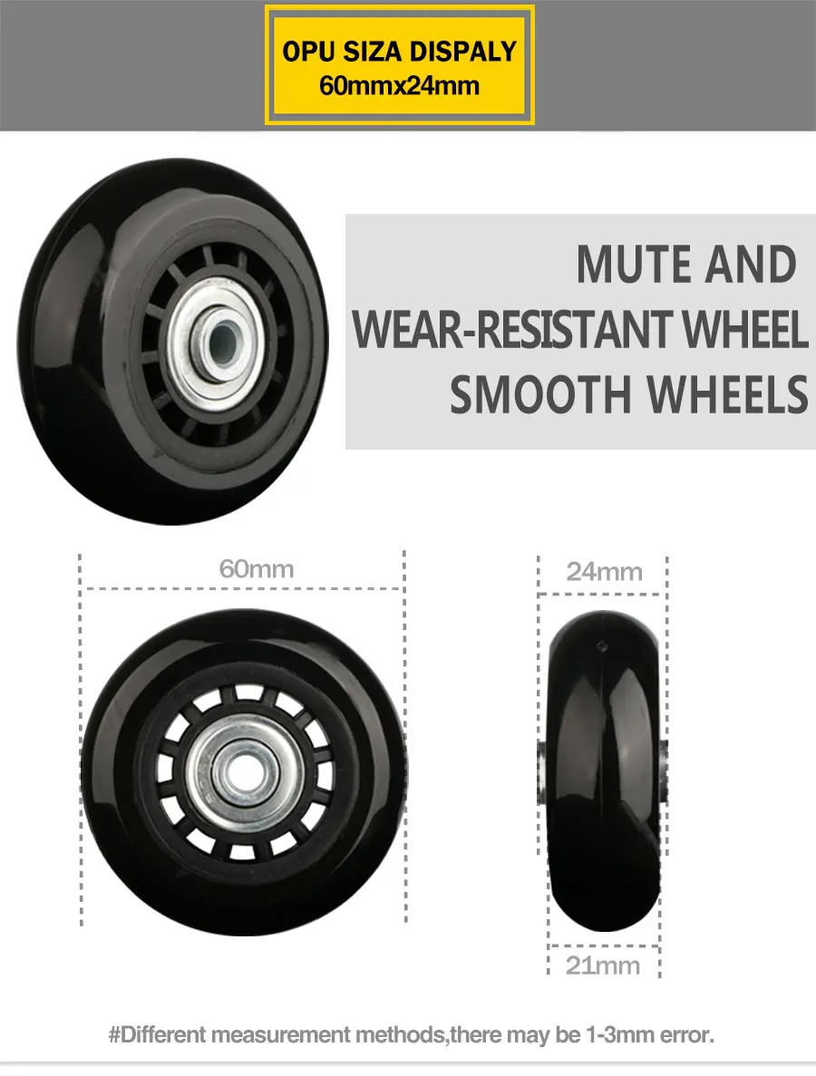 Универсальное колесо для багажа резиновое замены ремонта универсальные