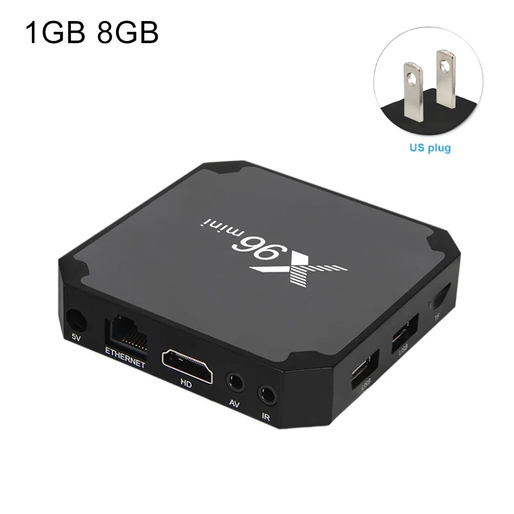 

Домашний S905W четырехъядерный Быстрый H.265 3D 4K для Android 9,0 умный пластиковый с пультом дистанционного управления TV Box Черный Портативный