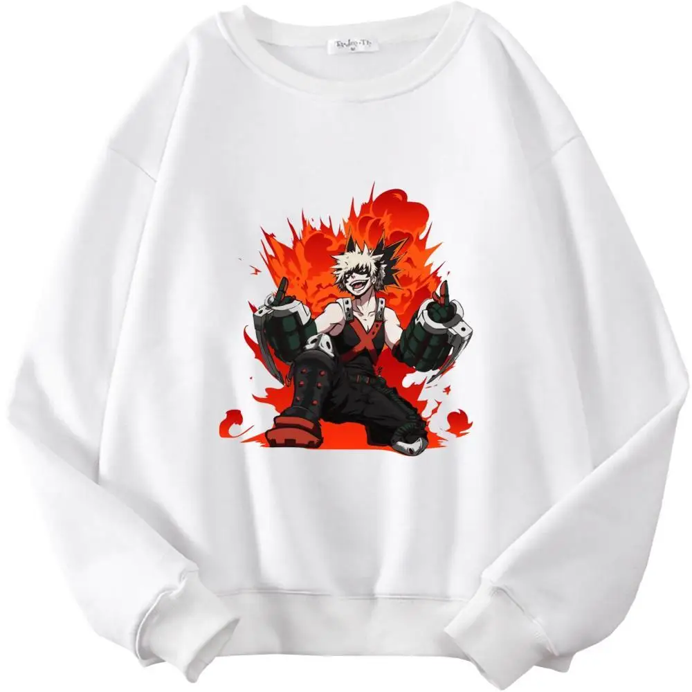 

Уличная одежда My Hero академия, свитшот, Повседневная Женская толстовка с принтом в готическом стиле, панк, худи в стиле Харадзюку, повседневн...