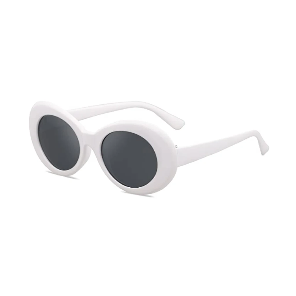 

Novelty Oval Mod Thick Sunglasses Clout Goggles Sun Protection Unisex