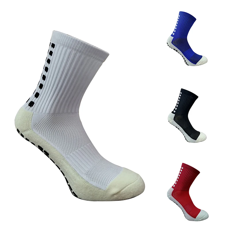 

Kids Socks Anti-Slip Contrast Color Stockings Medium Tube Socks for Spring Summer Autumn, White/Black/Blue/Red