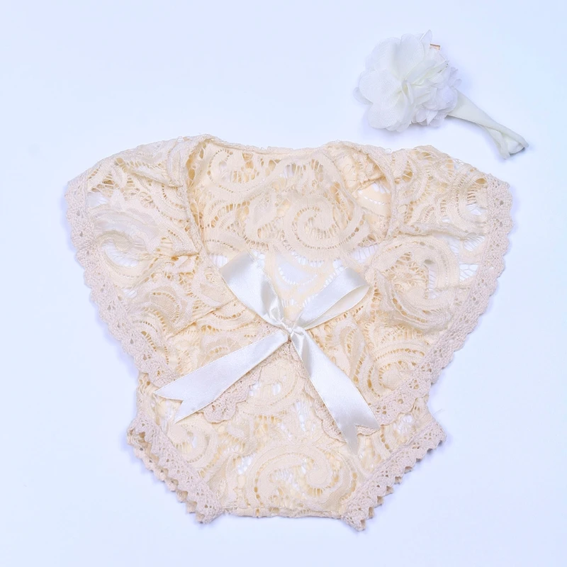 

2 Pcs 0-1Month Newborn Photography Props Baby Crown Headband Lace Hollow Out Romper Bodysuits Outfit Girl Costume Photo Shootin