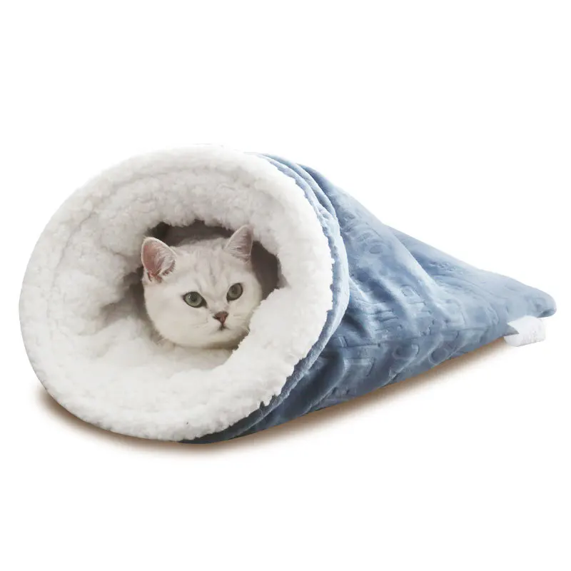 

Cat House Cotton Cat Litter Sleeping Multi-purpose Roller Cat Tunnel Quilt Dog Sofa Pet Sleeping Bag dog bed