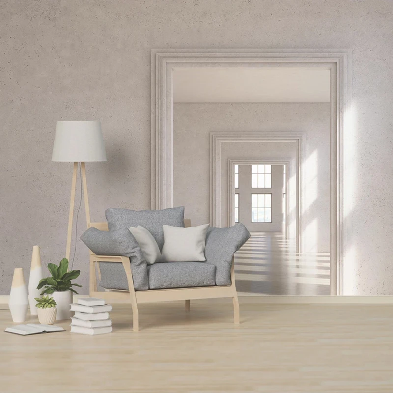 Custom Photo Wallpaper Murals 3D Stereoscopic Window Space Mural Nordic Modern Living Room Bedroom Wall Decoration Papier Peint |