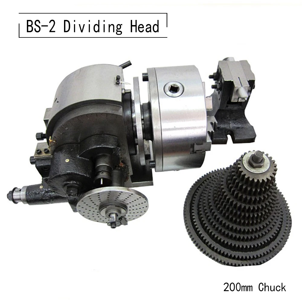 NUMOBAMS BS-2 полууниверсальная разделительная головка с 3-кулачковым патроном 200 мм