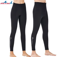 2mm neoprene snorkeling suit spearfishing warm diving pants scuba water sport surfing slim wetsuit trousers swim rash guard pant