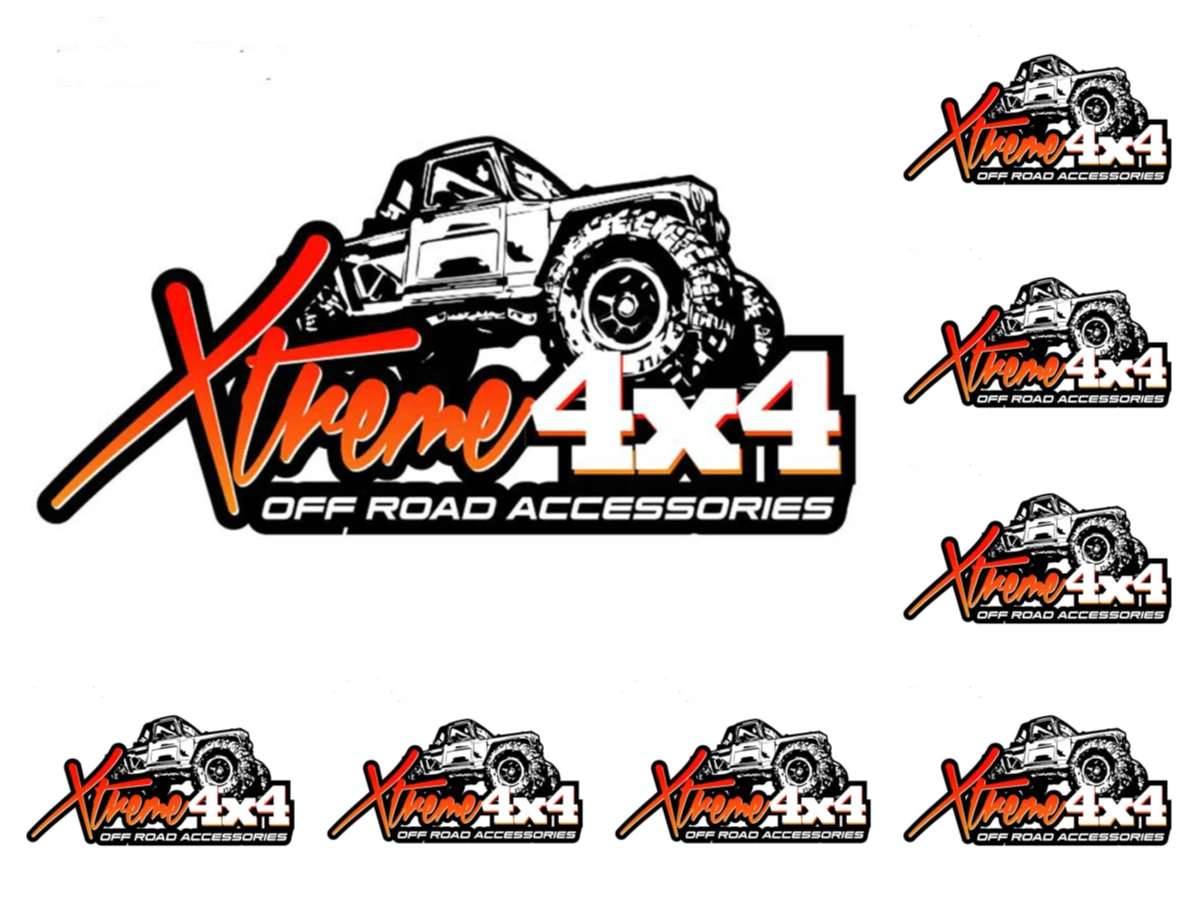 

13cm Personality 4x4 Off Road Logo Waterproof Car Stickers Motorcycle Decals Waterproof Sunscreen Decals PVC
