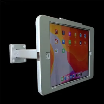 Fit for iPad POS Wall Mount Stand Desktop with Security Lock frame housing Anti-Theft holder for iPad 10.2