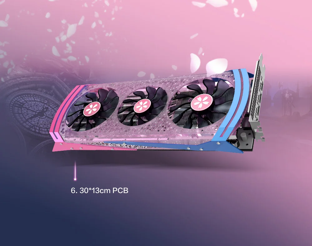 Yeston Radeon RX 5700 XT GPU 8 Гб GDDR6 256bit 7nm игровой настольный компьютер ПК видеокарты Поддержка DP/HDMI PCI-E X 16 3,0