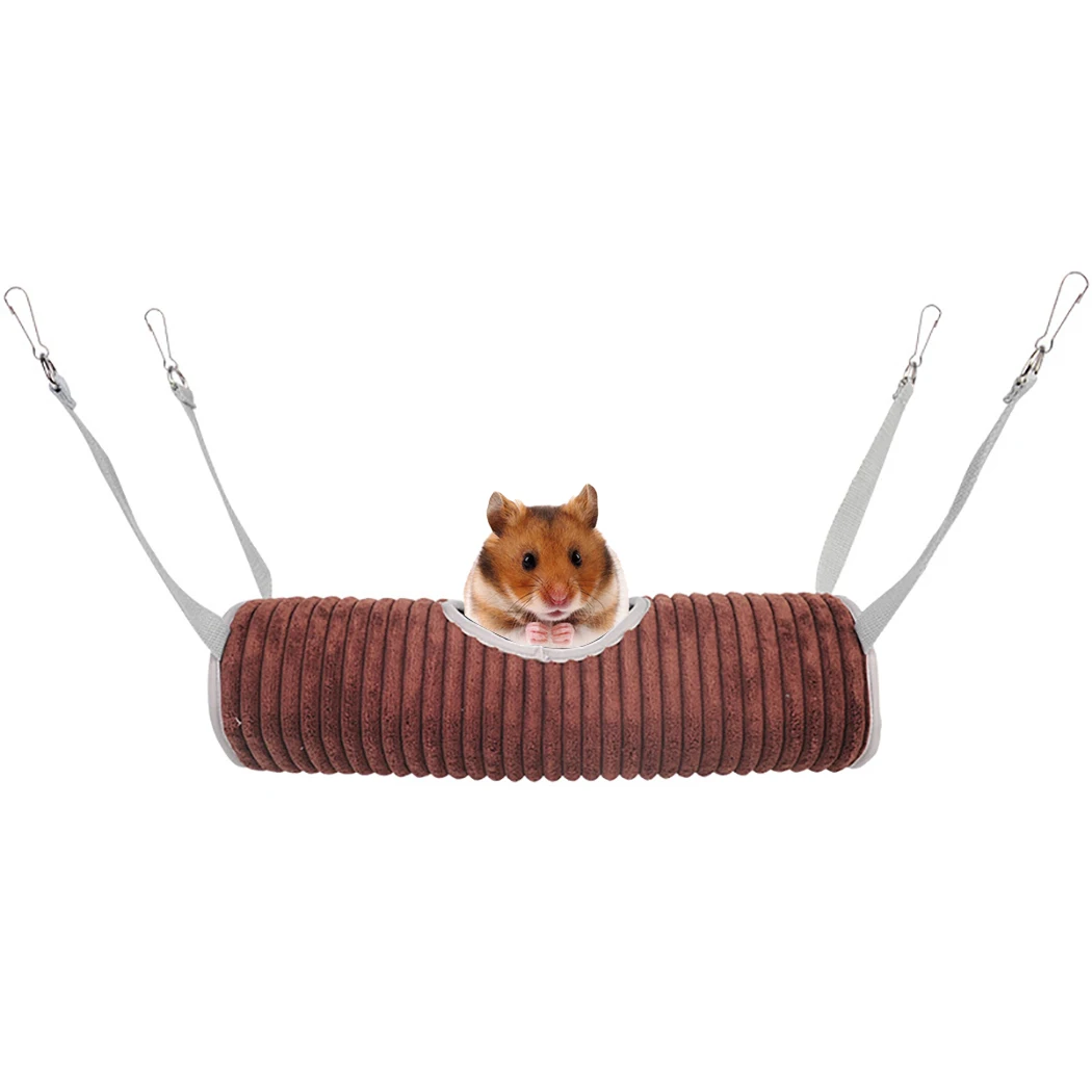 

Pet Hammock Ferret Tunnel Hammock Warm Soft Hamster Tube Toy Hanging Bed for Small Animals Squirrel Chinchilla House Supplies
