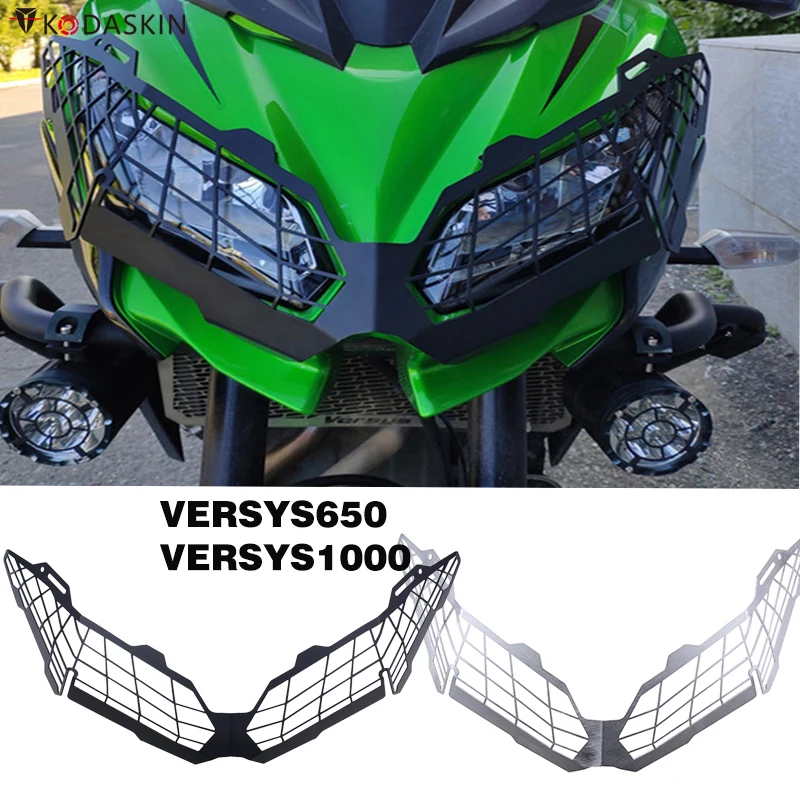 Крышка фары мотоцикла защитная крышка для Kawasaki VERSYS650 VERSYS 650 11 19 1000 versy|Накладки и
