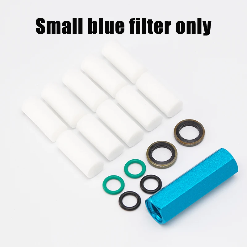 

Paintball PCP Hand Pump Filter Small Blue Red Gold High Pressure Water-Oil Separator Air Filtering 30mpa 4500psi M10x1 Thread