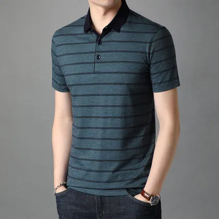 

Summer men's business casual short sleeve t-shirt 2579