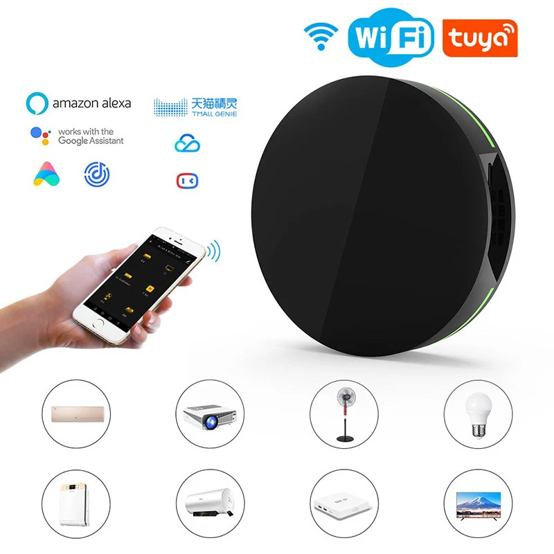 

IR Remote Control Smart Wifi Universal Infrared Tuya For Smart Home Control For TV DVD AUD AC Works With Tuya Alexa Google Home