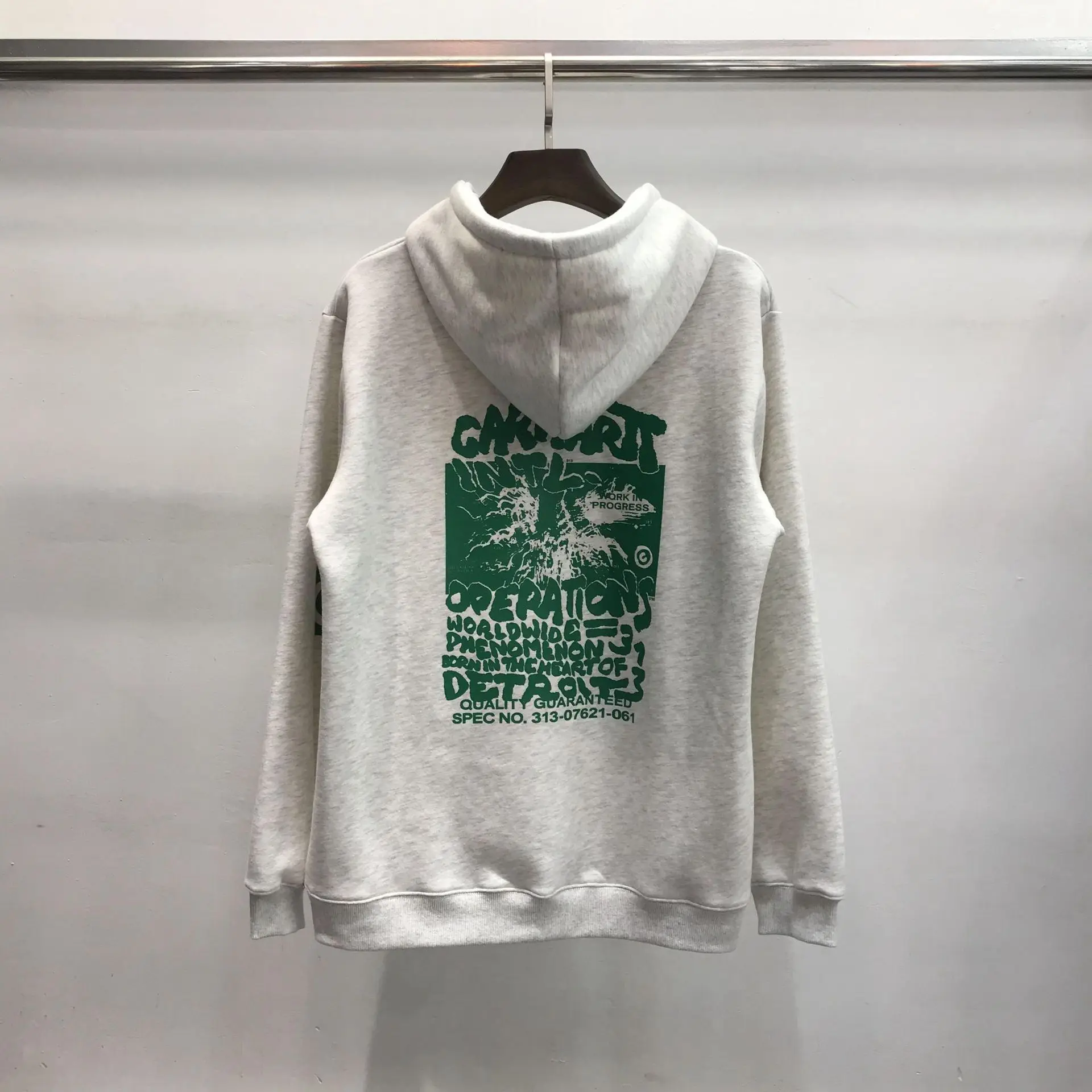 

New Men's Hip Hop High Street Back Big Pattern Cotton Brand Hoodie Street Men's Casual Oversized Sweatshirt Ladies Pullover