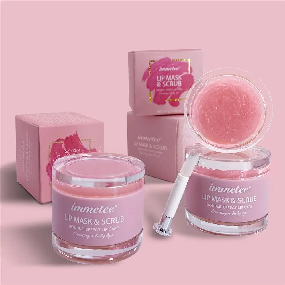 

Moisturizing Diminishing Lip Lines Lip Balm Lip Mask Scrub 2 in 1 Skin Care Cosmetic Exfoliating Lipstick Primer