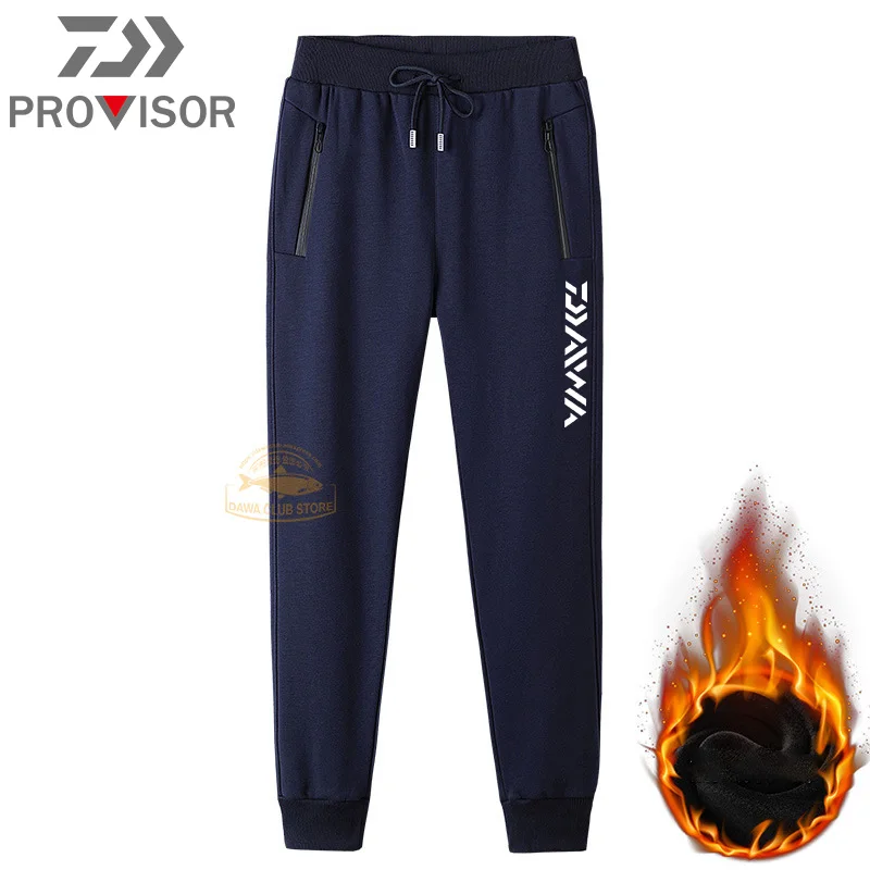

2020 DAIWA Fishing Pants Outdoor Sports Mountaineering Plus Velvet Fishing Pants Winter Men's Thick Warm Daiwa Fishing Pants