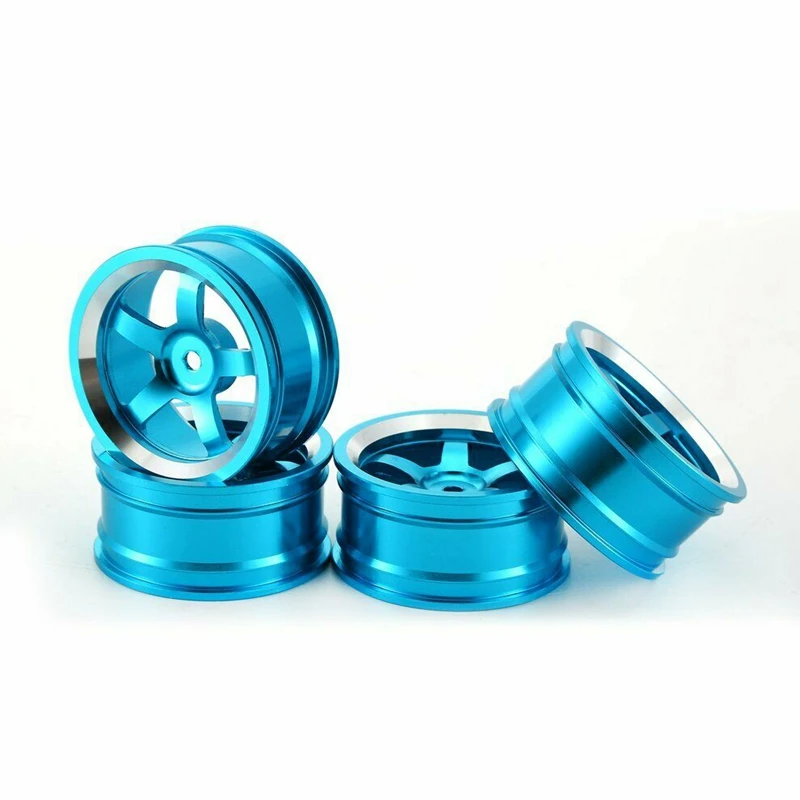 4 шт. алюминиевые колесные диски 52 мм для радиоуправляемого внедорожного дрифта