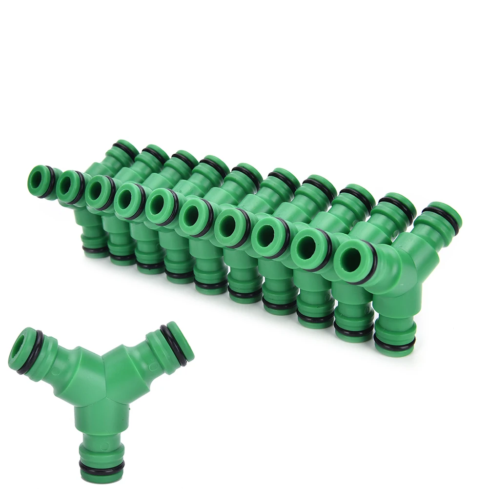 Отличное качество пластиковый y кусок 3 способа водный шланг соединитель труб Joiner