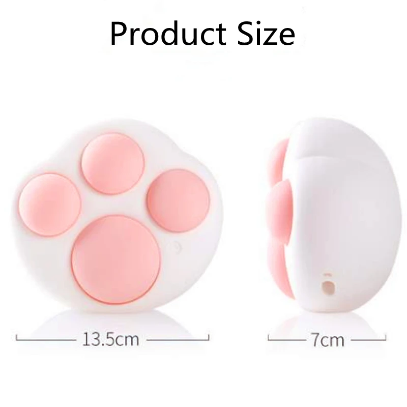 

Silicone Night Light Cat Paw Pinch Pinch Light Cute Colorful USB Charging with Sleeping Bedroom Bedside Lamp Kids Birthday Gift