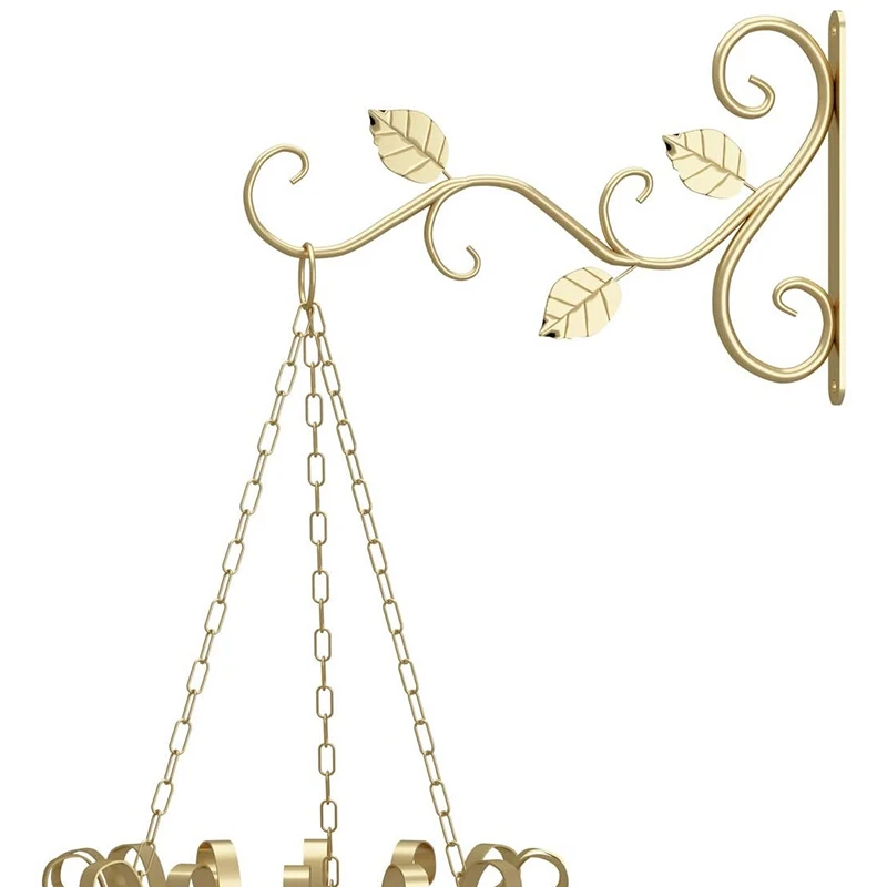 

2 Pieces of Hanging Plant Stand 12-Inch Flower Pot Hooks for Hanging Flower Pots and Bird Feeders