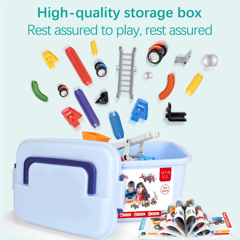 3D магнитные блоки игрушки машинки палочки металлические шарики Магнитный