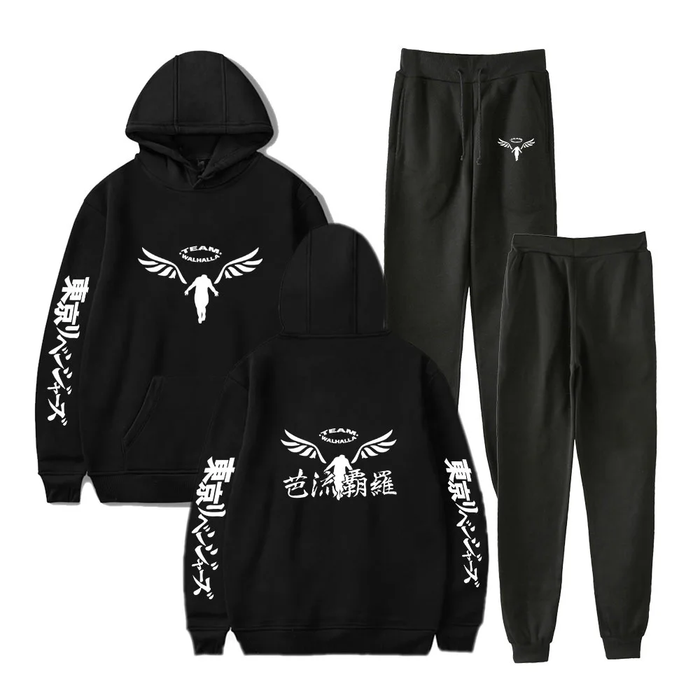 

Anime Tokyo Revengers Kazutora Hanemiya Men's Set Casual Tracksuit 2 Piece Set Sweatsuits Hoodies + Pants Sportswear Outfits