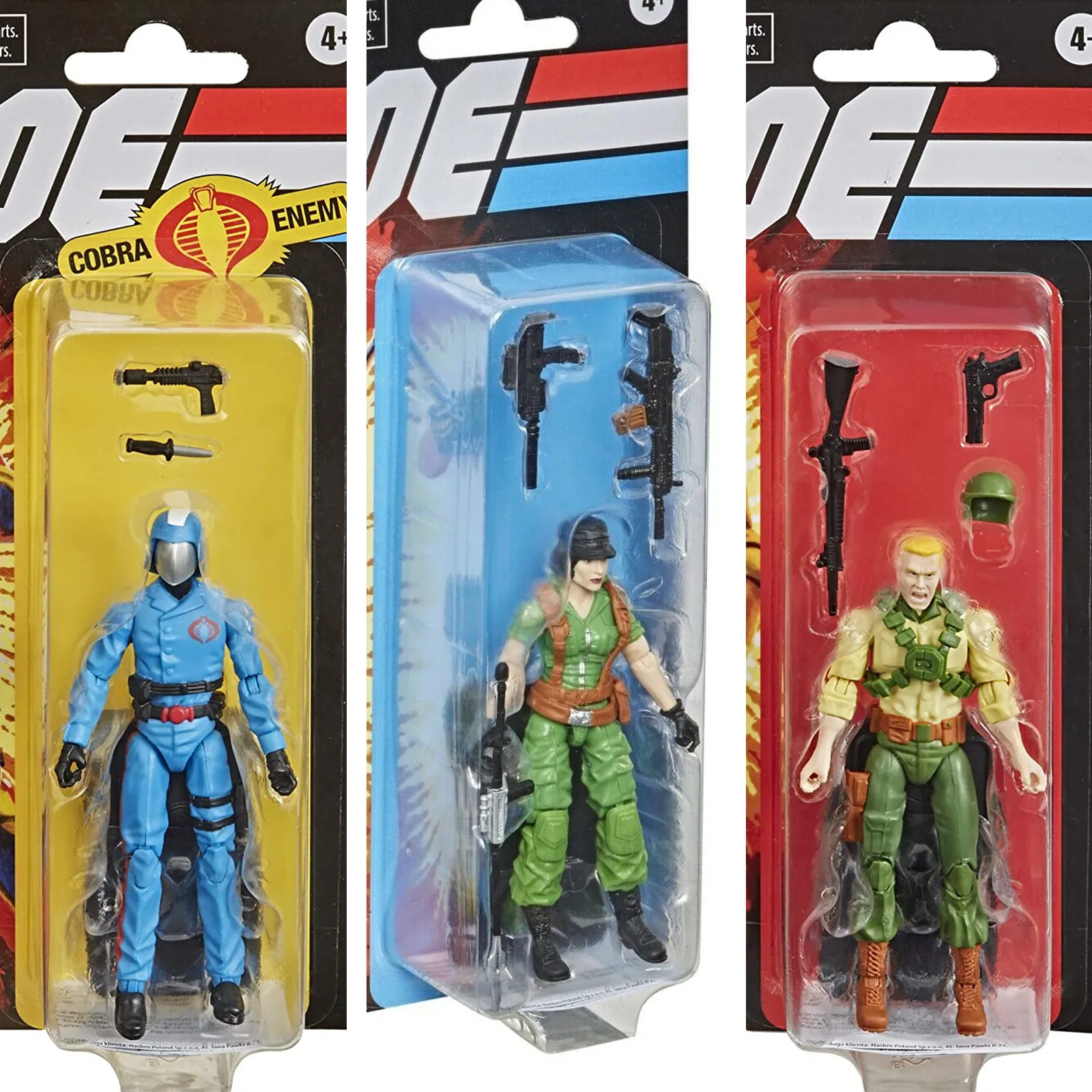 Экшн-фигурка GI Joe Cobra Commander Lady Jaye Duke из коллекции ретро 3 75 дюйма оригинальные