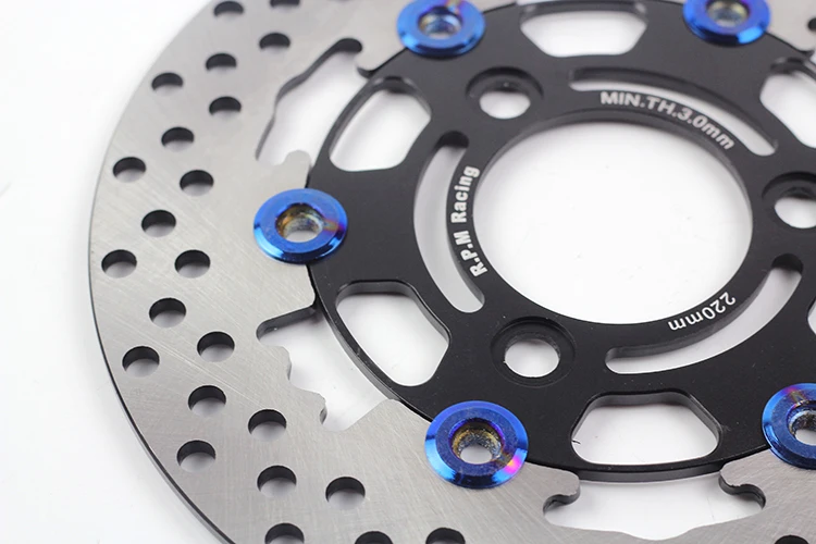 

Motorcycle Round Rear Brake Disc BWS power fighting speed calf ghost fire motorcycle modification 220mm*7.0mm brake disc