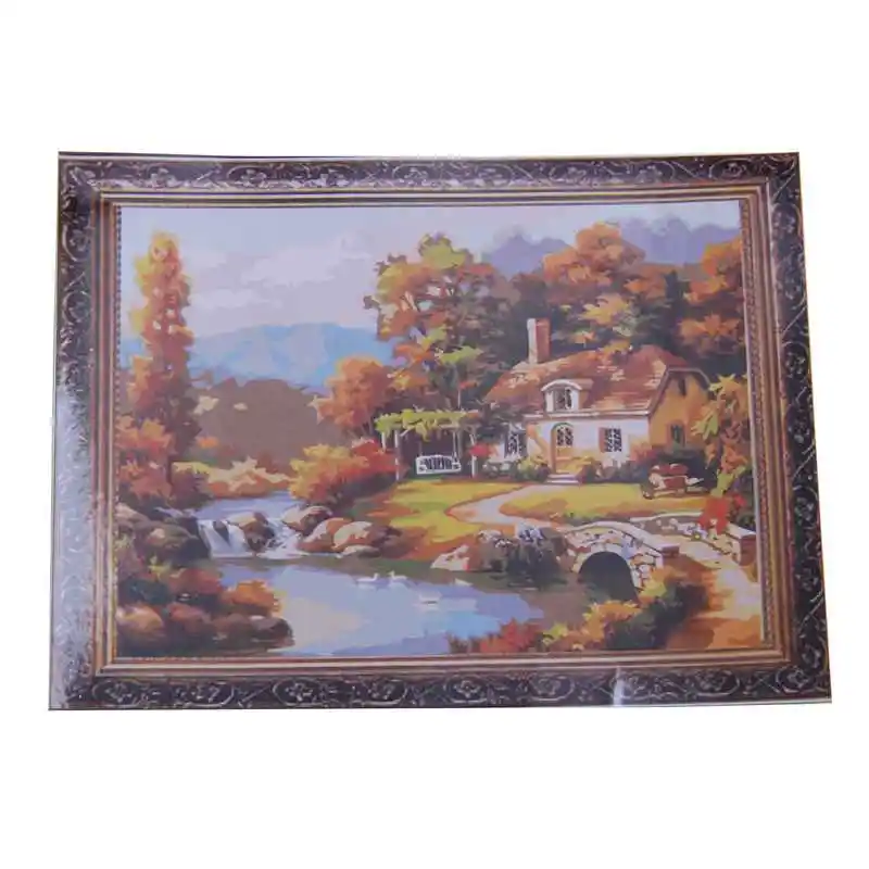 Модный холст DIY цифровая картина маслом набор краска по номерам без рамки Декор