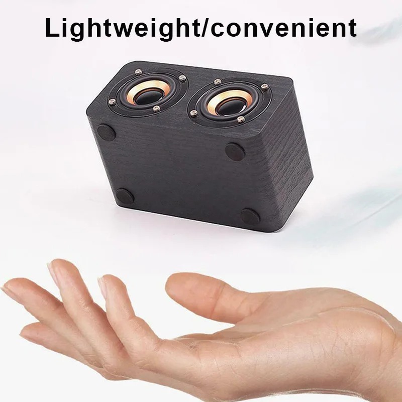 

Wooden Bluetooth Speaker Desktop Wireless Bluetooth Portable Speaker for Party Office Outdoors New Arrival