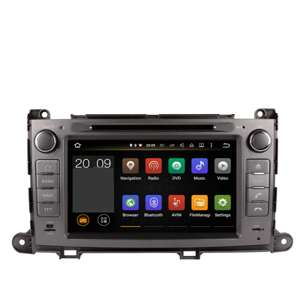Автомобильный GPS-навигатор Android 10 0 для TOYOTA Sienna/XL30 2013-2022 автомобильное радио стерео