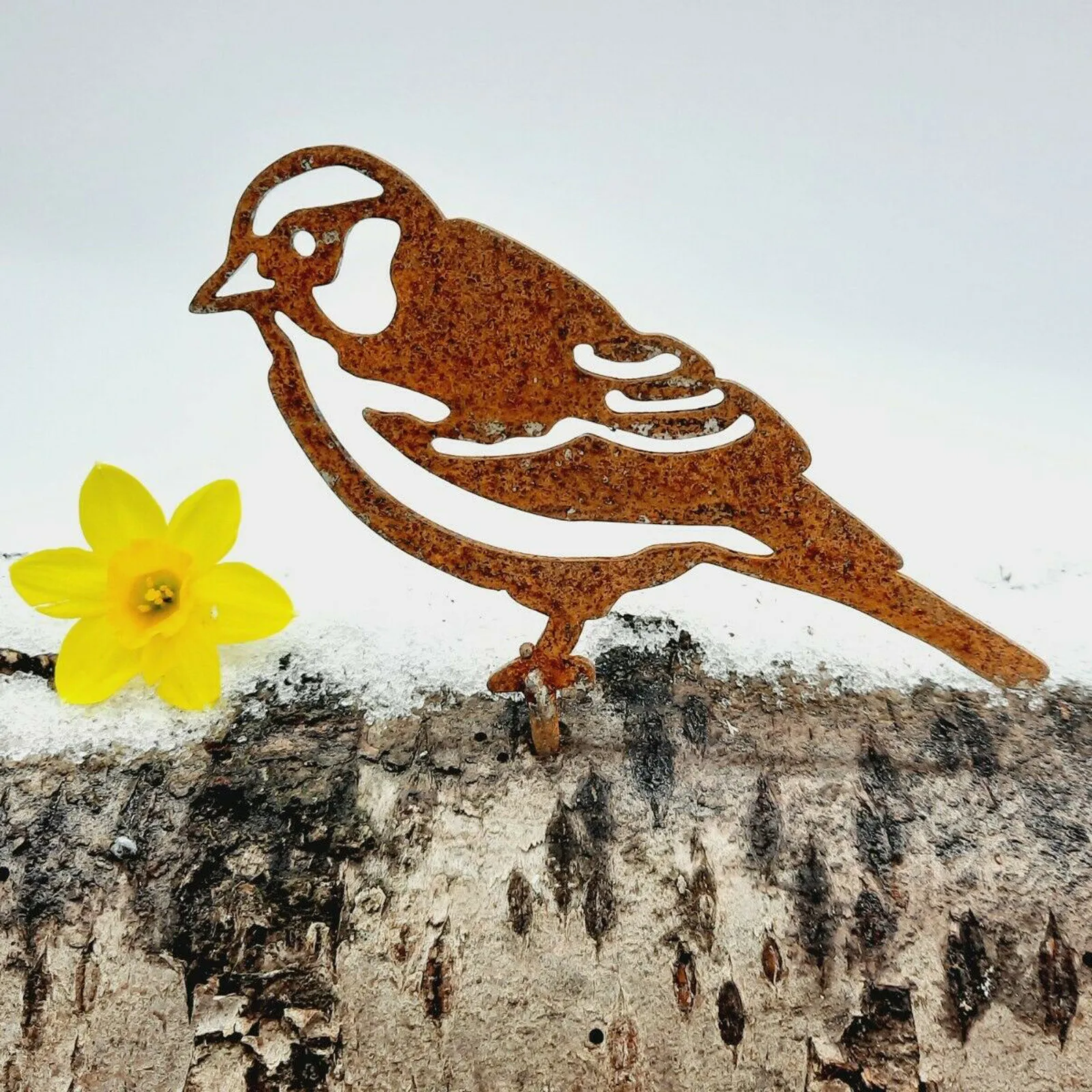 

Metal Sparrow Robin Garden Birds Decor Blackbird Creative Artificial Bird Outdoors Garden Decoration Ornament Statues