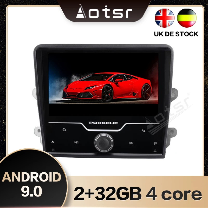 

Автомобильный мультимедийный плеер AOTSR, 7 дюймов, Android 9,0, без DVD, HD, GPS-навигация, для Porsche Boxster 987 2005-2012, Bluetooth