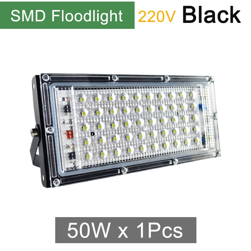 SMD Floodlight-B 50W Kaguyahime 220 В светодиодный COB Чип 20 Вт 30 Вт 50 Вт 100 вт DIY прямоугольный Чип Прожектор без необходимости драйвер Светодиодный прожектор для выращивания растений - Испускаемый цвет: SMD Floodlight-B 50W
