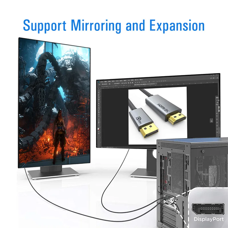 Кабель DisplayPort/HDMI 2 1 8K 4K 120 Гц м | Электроника