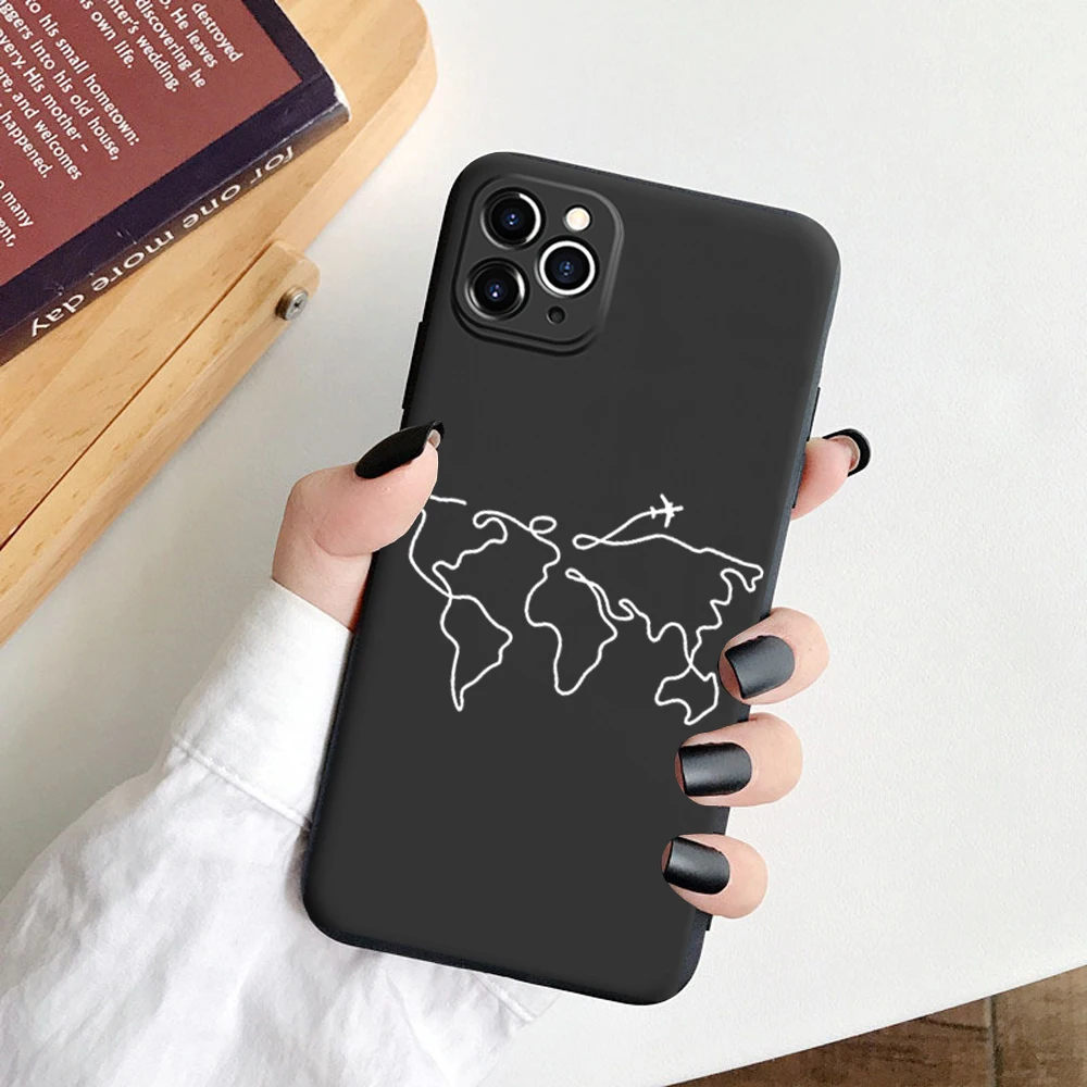 

Phone Case For iPhone 11 Cases Anti-knock Abstract Lines For iPhone XS MAX X XR 7 8 6 6s Plus 5 SE Soft TPU Cover Coque