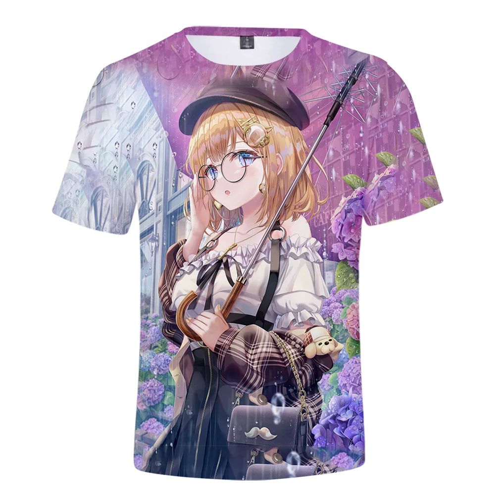 HOLOLIVE VTuber Ватсон Амелия 3D принт Весна Лето преппи Мужская/женская уличная одежда