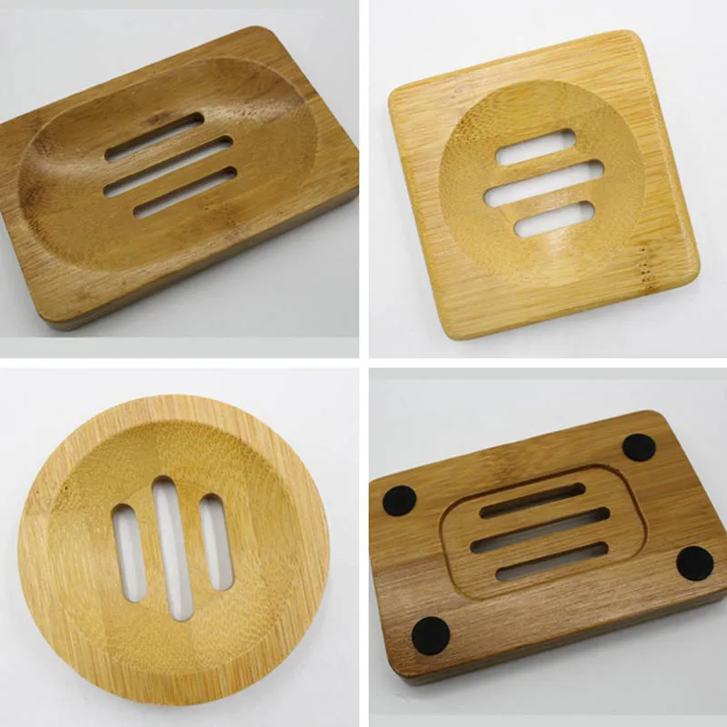 

Magixun 1Pcs Natural Wood Soap Box Draining Holder Home Bathroom Wash Soap Holder Organizer Mould Proof Bathroom Supplies