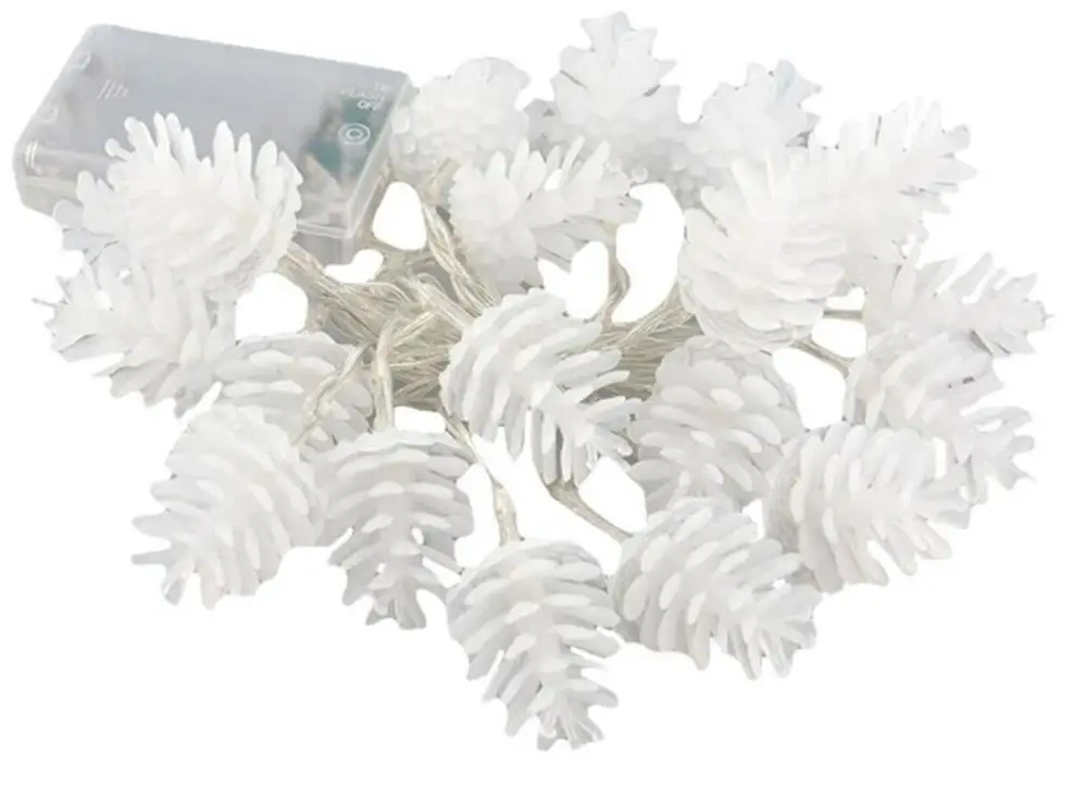 3 м/2 м/30/20 светодиодов наружное водонепроницаемое светодиодное освещение pinecone