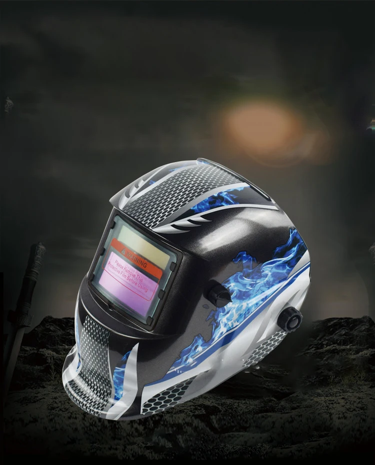 

Solar Automatic Welding Helmet Welding Mask Head-Mounted Goggles Light Filter Welding Cap Protective Helmet Flat Flip Half