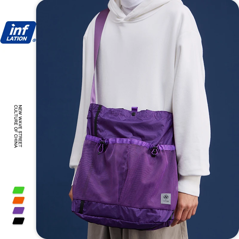 Сумка через плечо INFLATION Fashion Style маленькая Холщовая мини квадратная сумка