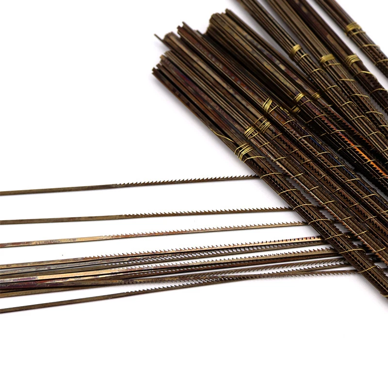 

12pcs 130mm Length Scroll Saw Blades For Metal Jewelry Wood Cutting Jig Blades Woodworking Hand Craft Tools