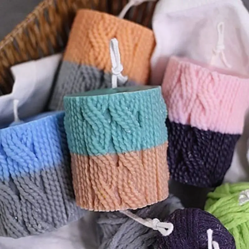 3D Силиконовая Свеча в форме столба глина для изготовления торта шоколада