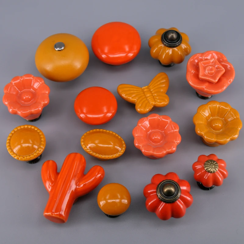 1 шт. аксессуары для мебели ручка с мультяшным рисунком в европейском сельском