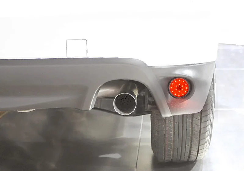 2 шт. светодиодный бампер отражатель задний противотуманный фонарь стоп сигнал